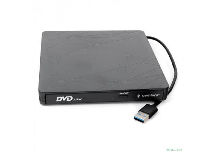 USB 3.0 Gembird DVD-USB-03 пластик, черный