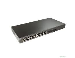 SW-24G4X-L3ST Управляемый стекируемый L3 коммутатор Gigabit Ethernet на 24xRJ45 + 4x10G SFP+ Uplink.