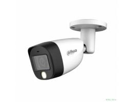 DAHUA DH-HAC-HFW1200CMP-IL-A-0280B-S6 Уличная цилиндрическая HDCVI-видеокамера с интеллектуальной двойной подсветкой 2Мп, объектив 2.8мм, ИК 20м, LED 20м, IP67, корпус: металл