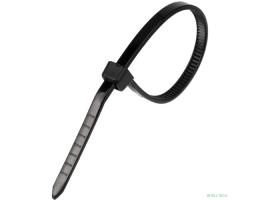 Exegate EX253847RUS Стяжка нейлоновая, неоткрывающаяся. Exegate <CV-100B>, 100мм, упак. 100шт Black