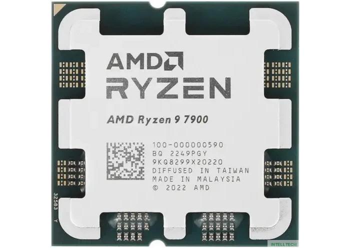 CPU AMD Ryzen 9 7900 OEM (100-000000590) {3,7Гц 5,4ГГц Turbo AM5 65W}
