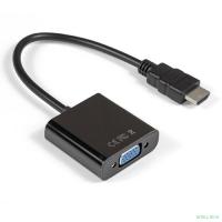 Exegate EX284926RUS Кабель-переходник HDMI-VGA ExeGate EX-HDMIM-VGAF-0.15 (19M/15F, 0,15м)