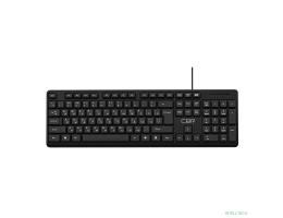 CBR KB 111 Carbon USB, Клавиатура 104 кл., офисн., 1,5 м, поверхность под карбон