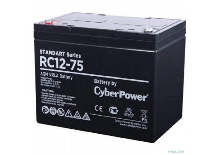 CyberPower Аккумуляторная батарея RC 12-75 12V/75Ah