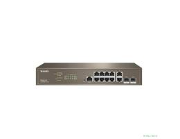 TENDA TEG5312F Коммутатор L3 управляемый в стойку 10-Ports 10/100/1000Base-T + 2-Ports 1000 Base-X SFP