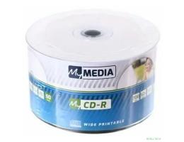 Диски MyMedia CD-R 700Mb 52x Pack wrap (50шт) Printable (69206)
