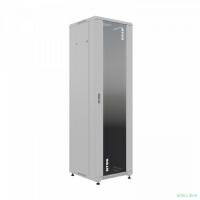 NTSS Шкаф напольный универсальный серверный NTSS R 42U 600х600мм, 4 профиля 19, двери стекло и сплошная металл, боковые стенки съемные, регулируемые опоры, разобранный, серый RAL 7035 NTSS-R42U6060GS