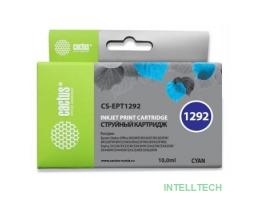 Cactus EPT1292 Картриджи  для  Epson Stylus Office B42/BX305/BX305F/BX320/BX525/BX625/SX420/SX425/SX525/SX620, голубой 