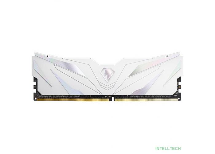 Модуль памяти DDR4 Netac Shadow II 8GB 3200MHz CL16 1.35V / NTSWD4P32SP-08W / White / with radiator