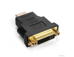 Exegate EX294729RUS Переходник DVI-D-HDMI ExeGate EX-HDMI-DVI-3 (25F/19M, v 1.4b, позолоченные контакты, экран)