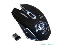 Мышь MROG-15UR Nakatomi Gaming RF 2.4G Optical - игровая, аккумулятор, 6 кнопок+ролик, 7ми цветная подсветка