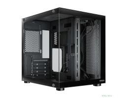 Ginzzu V100 закаленное стекло 1*USB 3.0,1*USB 2.0, AU mATX