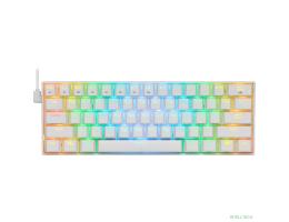 Redragon Беспроводная клавиатура Draconic RU,RGB, bluetooth 5.0, White [77810]