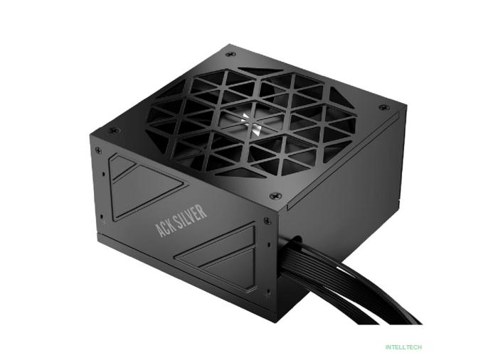 1STPLAYER Блок питания  ACK SILVER 750W Black / ATX 3.1, APFC, 80 PLUS Silver, Double Forward, DC-DC, full Teapo caps, 140mm fan, non-modular / HA-750BA7-BK