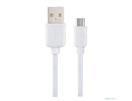 PERFEO Кабель USB2.0 A вилка - Micro USB вилка, белый, длина 1 м., бокс (U4007) 