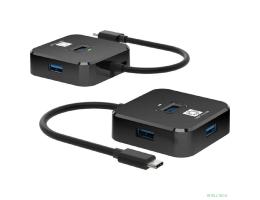 5bites Концентратор HB34C-316BK TYPE-C -> 4*USB3.0 / BLACK