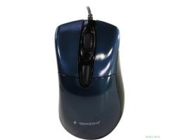 Gembird MOP-415-B {Мышь, USB, синий, 3кн.+колесо-кнопка, 2400DPI кабель 1.4м}