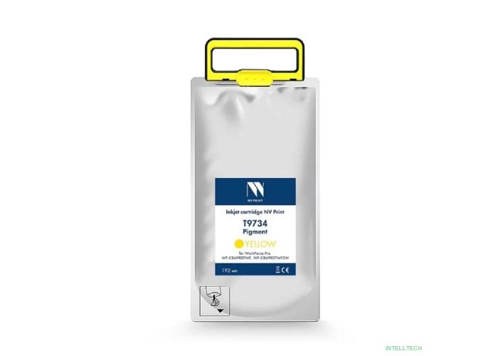 Струйный картридж NV Print T9734 (NV-C13T973400) Yellow для Epson WorkForce Pro WF-C869RDTWF (RIPS), WF-C869RDTWFSW (22 000 стр)