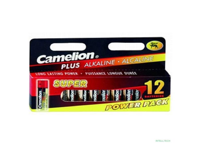 Camelion..LR 6 Plus Alkaline BLOCK-12 (LR6-HP12, батарейка,1.5В) (12 шт. в уп-ке)