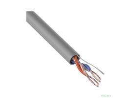 Rexant (01-0023-R ) Кабель витая пара U/UTP, CAT 5e, PVC, 2PR, 24AWG, INDOOR, SOLID, серый, 305м, РФ