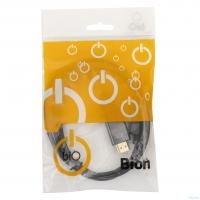 Bion Кабель DisplayPort - HDMI, 20M/19M, однонаправленный конвертор сигнала с DisplayPort в HDMI, 3 м, черный [BXP-CC-DP-HDMI-030]