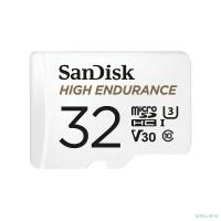 Micro SecureDigital 32GB Sandisk  Class 10 UHS-I U3 V30 High Endurance Video Monitoring Card [SDSQQNR-032G-GN6IA]
