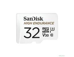 Micro SecureDigital 32GB Sandisk  Class 10 UHS-I U3 V30 High Endurance Video Monitoring Card [SDSQQNR-032G-GN6IA]