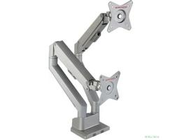 Arm Media LCD-T36 silver 17"-34" макс.2-1-9 кг настольный поворот и наклон верт.перемещ.
