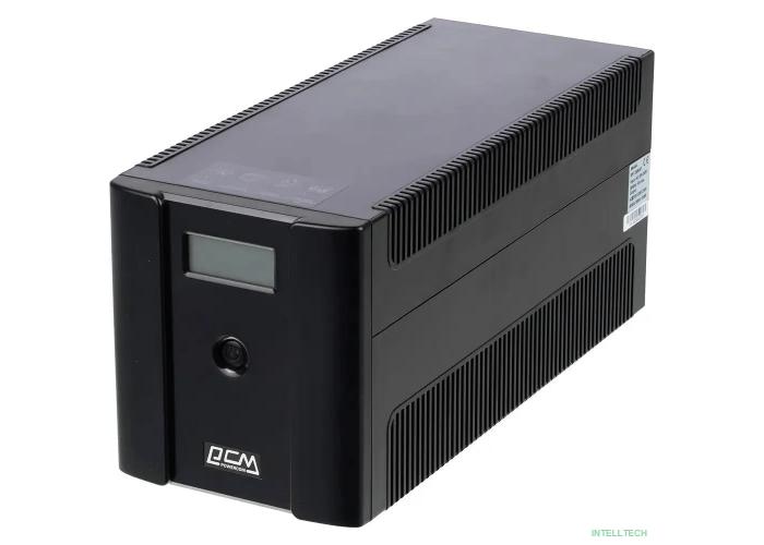 PowerCom Raptor RPT-2000AP LCD ИБП {Line-Interactive, 2000VA/1200W, Tower, 4xEURO, LCD, USB}{1107537}