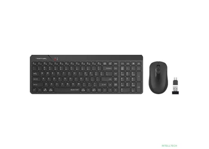Комплект клавиатура+мышь беспров. A4TECH Fstyler FG2300 Air2 black (USB, slim) (FG2300 AIR2  BLACK)