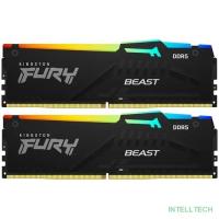 Kingston 32GB 6000MT/s DDR5 CL40 DIMM (Kit of 2) FURY Beast RGB [KF560C40BBAK2-32]