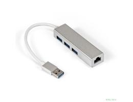 ExeGate EX294185RUS Кабель-адаптер ExeGate EXE-77U3T-45 (USB3.0 --> 3xUSB3.0 + 1xRJ45 UTP 1000Mbps RLT8153)