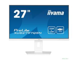 LCD IIYAMA 27" XUB2797QSN-W2 белый {IPS 2560x1440 100Hz 1ms 300cd HDMI DisplayPort(in+out) USB3.2 USB-C3.2(65W) USB-C3.2(15W) RJ-45 2x2W HAS Pivot}