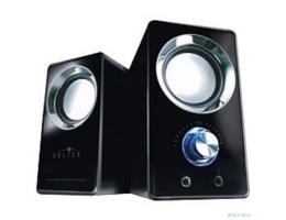 Oklick OK-116 2.0 черный 6Вт портативные