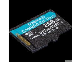Micro SecureDigital 256GB Kingston SDCG4/256GBSP Canvas Go! Plus V10 A2 w/o adapter