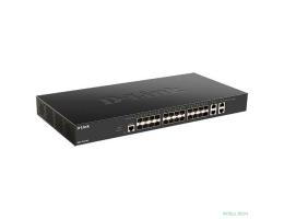 D-Link DXS-1210-28S/A1A PROJ Настраиваемый L2+ коммутатор с 24 портами 10GBase-X SFP+ и 4 портами 10GBase-T