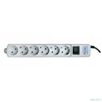 ZIS Сетевой фильтр Pilot - S {5 евро, 1 росс.} 1.8 м  