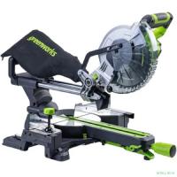 Greenworks GD24MS216 Торцовочная пила, 24V, бесщеточная, с протяжкой, без АКБ и ЗУ [1501707]