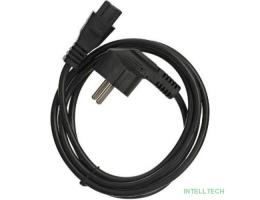 Vcom CE022-CU0.5-3M Кабель питания для ноутбуков 3-pin (угловая Евровилка) <VDE> 3G*0.5mm2 VCOM <CE022-CU0.5-3>, 3m