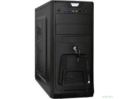 Exegate EX283215RUS Корпус Miditower ExeGate CP-603UB Black, ATX, <CP350W, 80mm>, 2*USB+2*USB3.0, Audio, замок блокировки кнопки питания
