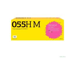 T2  Cartridge 055H M/3018C002  Картридж TC-C055H M  для Canon i-SENSYS LBP663/664/MF742/744 (6000 стр.) Пурпурный, с чипом