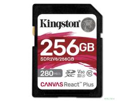 SecureDigital 256GB Kingston SDR2V6/256GB Canvas React Plus w/o adapter