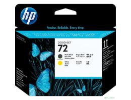 HP C9384A Печатающая головка №72, Matte Black & Yellow {DJ T610/T620/T770/T1100/T1120/T1200, Matte Black & Yellow}
