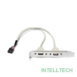 Bion планка портов 2xUSB2.0, 30 см [BXP-MB-2USB]