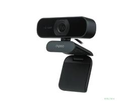 Веб-Камера, Rapoo, C260, USB2.0, 1080x720, 2.0Mpx,Микрофон, Длинакабеля150см, Крепление: зажим, Чёр