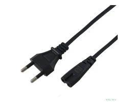 Rexant (11-1106) Шнур сетевой, вилка СЕЕ 7/16 - разъем IEC 320 C7, кабель 2x0,5 мм?, длина 5 метров (PE пакет) 