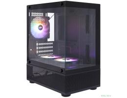 1STPLAYER MIKU Mi2-A Black / mATX / 3x120mm LED fans / Mi2-A-BK-2F1R-1F1