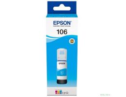 EPSON C13T00R240  Контейнер 106 с голубыми чернилами для L7160/7180, 70 мл.