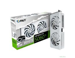 Видеокарта Palit RTX5060Ti WHITE OC 8GB GDDR7 128bit 3xDP HDMI 2FAN RTL