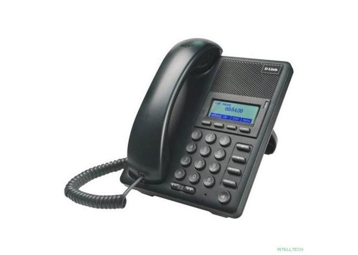 D-Link DPH-120S/F1C IP-телефон с 1 WAN-портом 10/100Base-TX, 1 LAN-портом 10/100Base-TX